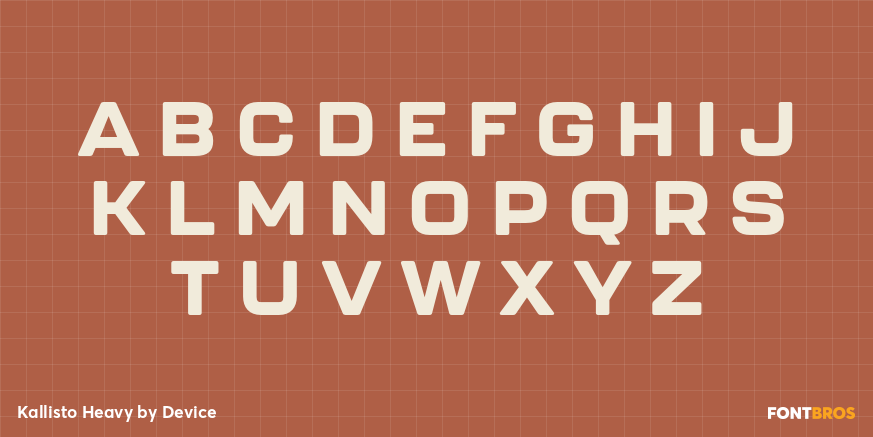 Kallisto Heavy Font Poster #2