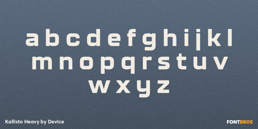 Kallisto Heavy Font Poster #3