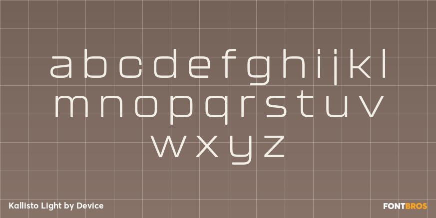 Kallisto Light Font Poster #3