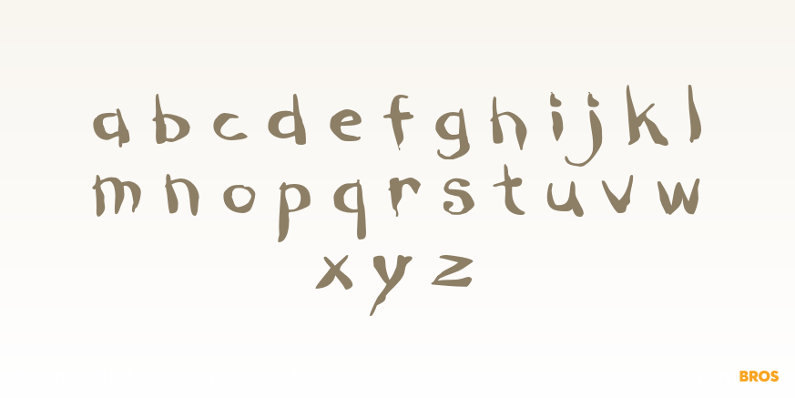 Dark Half BTN Extended Font Poster #3