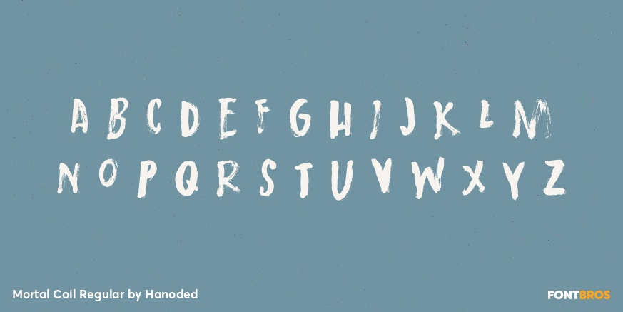 Mortal Coil Regular Font Poster #3