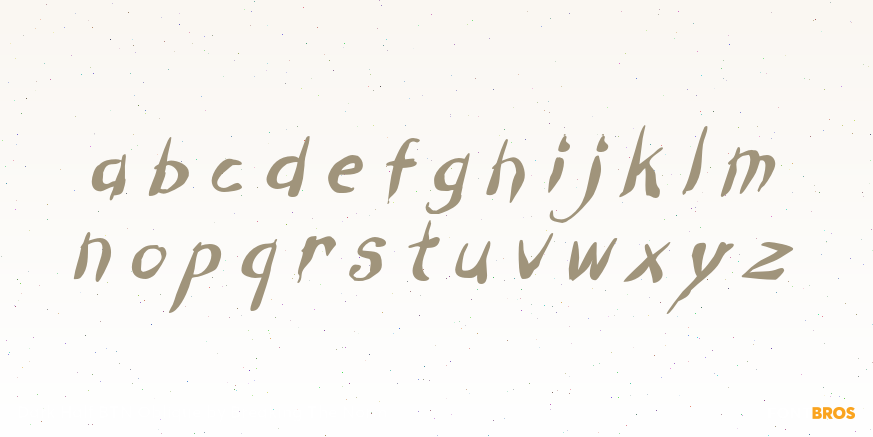 Dark Half BTN Oblique Font Poster #3