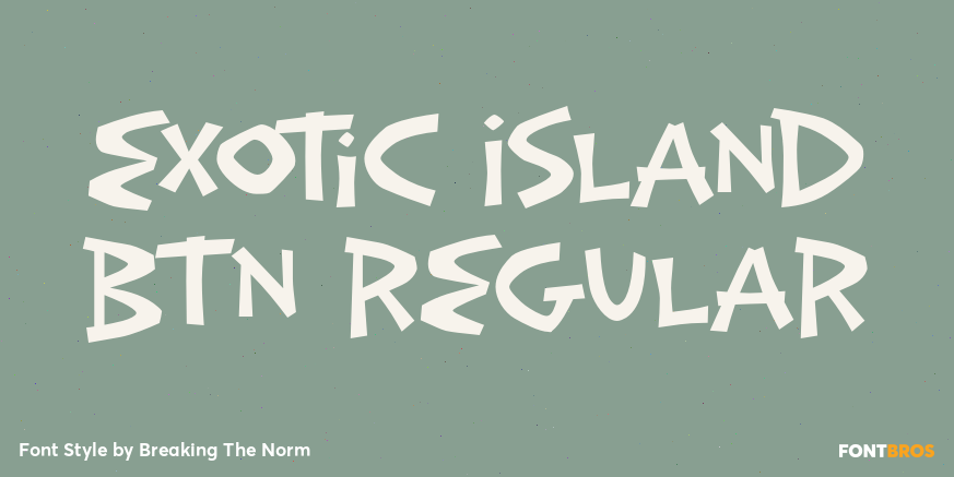 Exotic Island BTN Regular Poster