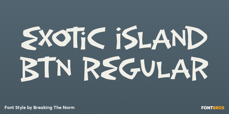 Exotic Island BTN Regular Poster