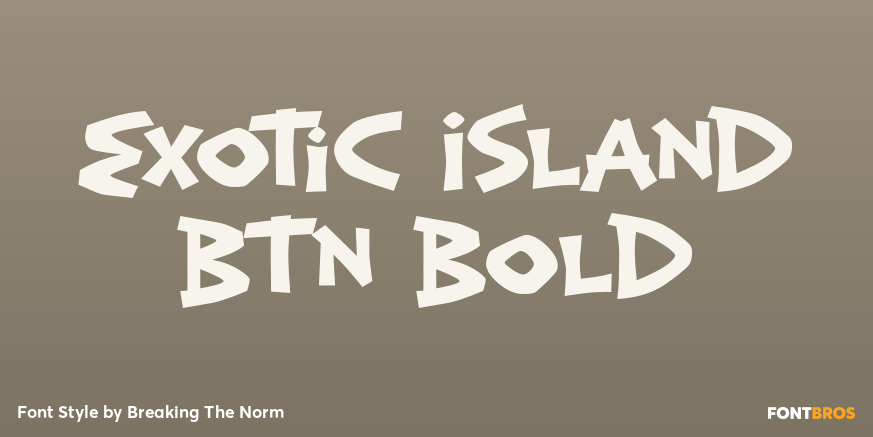 Exotic Island BTN Bold Poster