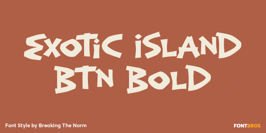 Exotic Island BTN Bold Poster