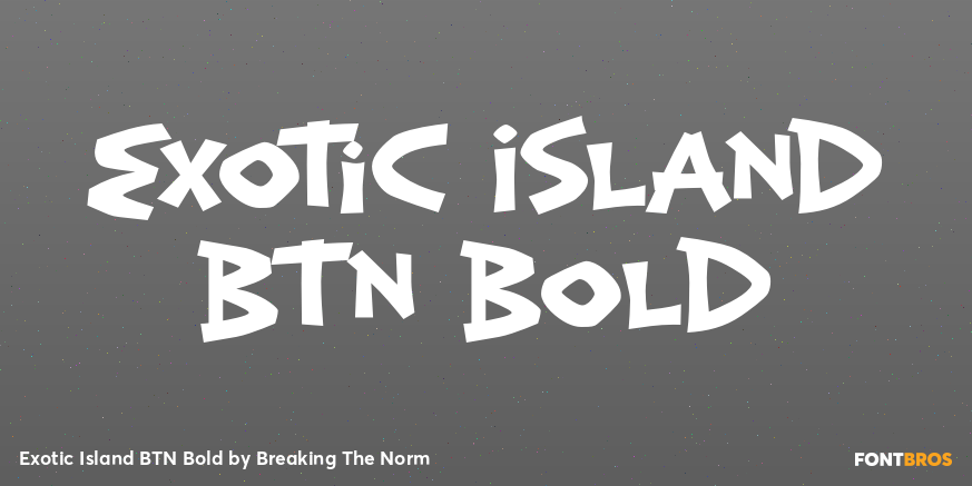 Exotic Island BTN Bold Poster