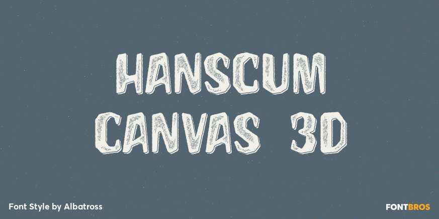 Hanscum Canvas 3D Poster