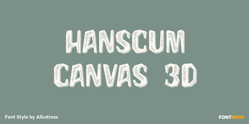 Hanscum Canvas 3D Poster