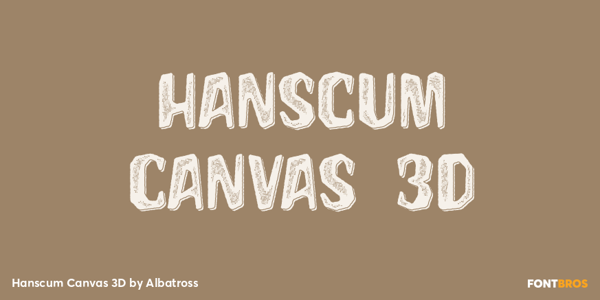 Hanscum Canvas 3D Poster