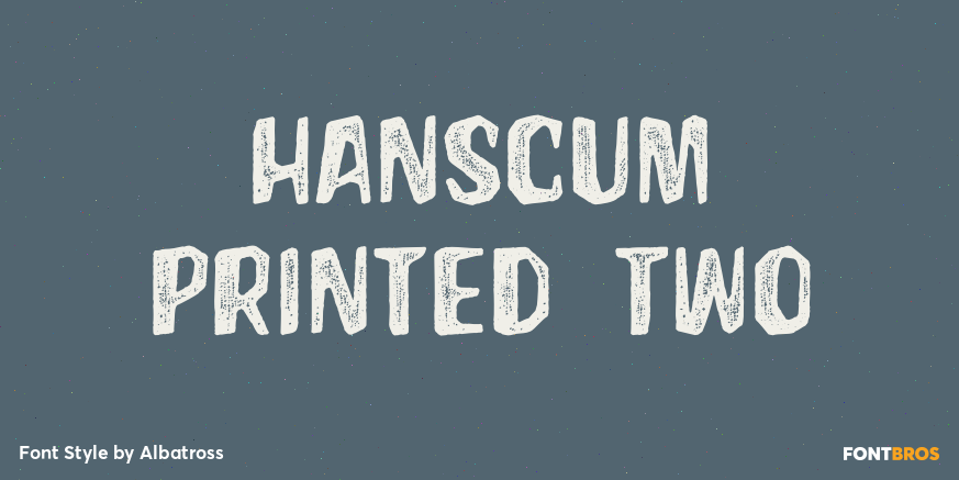 Hanscum Printed Two Poster
