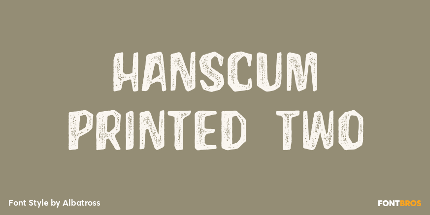 Hanscum Printed Two Poster