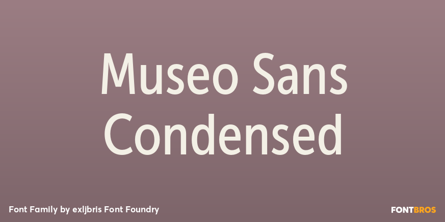 Museo Sans Condensed Poster