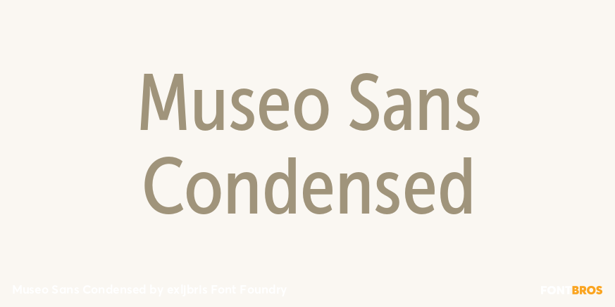 Museo Sans Condensed Poster