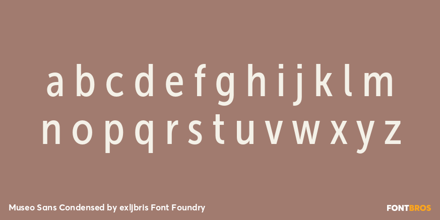 Museo Sans Condensed Font Poster #3