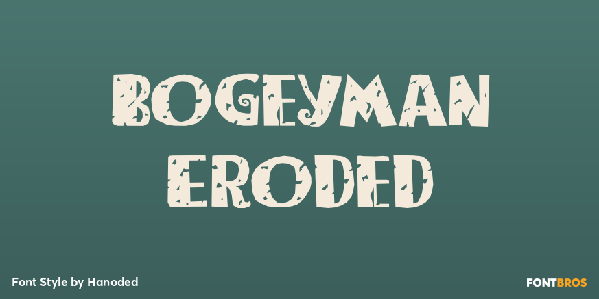 Bogeyman Eroded Poster