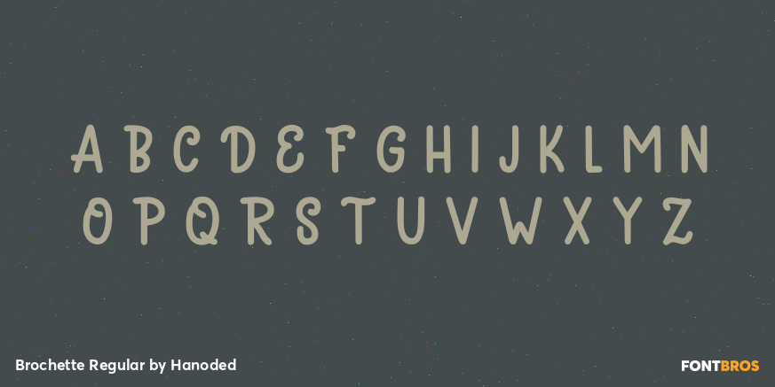 Brochette Regular Font Poster #2