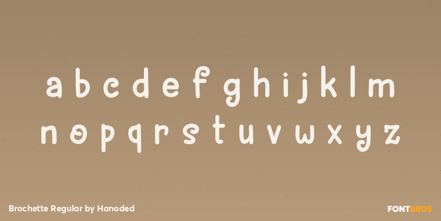 Brochette Regular Font Poster #3