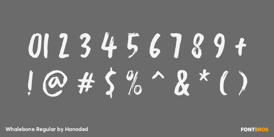 Whalebone Regular Font Poster #4