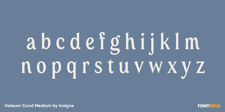 Valeson Cond Medium Font Poster #3