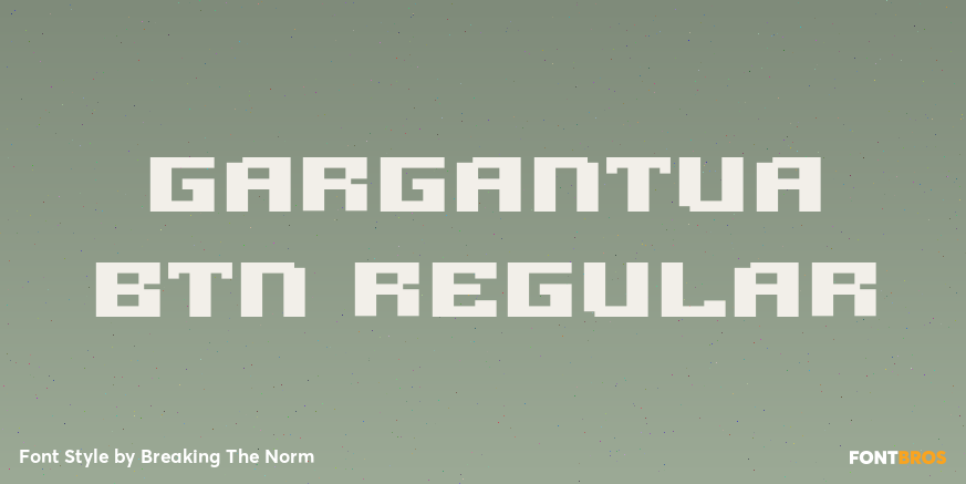 Gargantua BTN Regular Poster