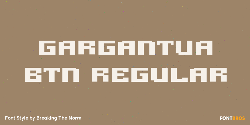 Gargantua BTN Regular Poster