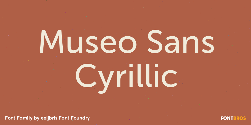 Museo Sans Cyrillic Poster