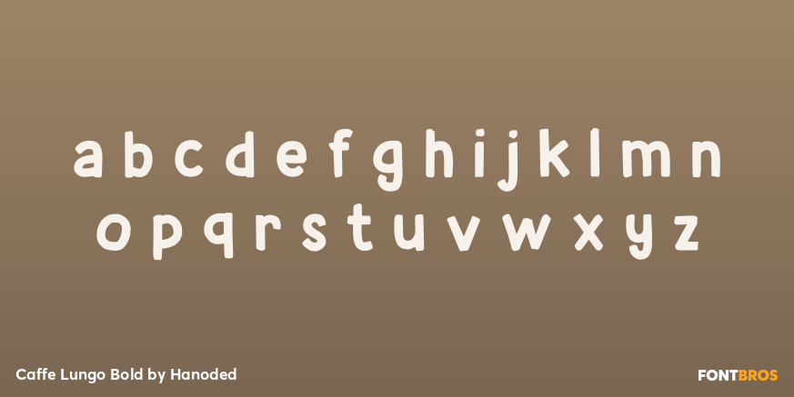 Caffe Lungo Bold Font Poster #3