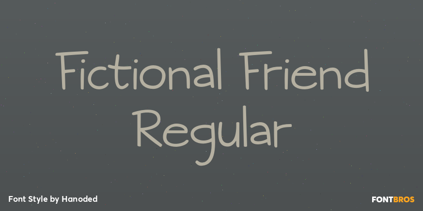 Fictional Friend Regular Poster