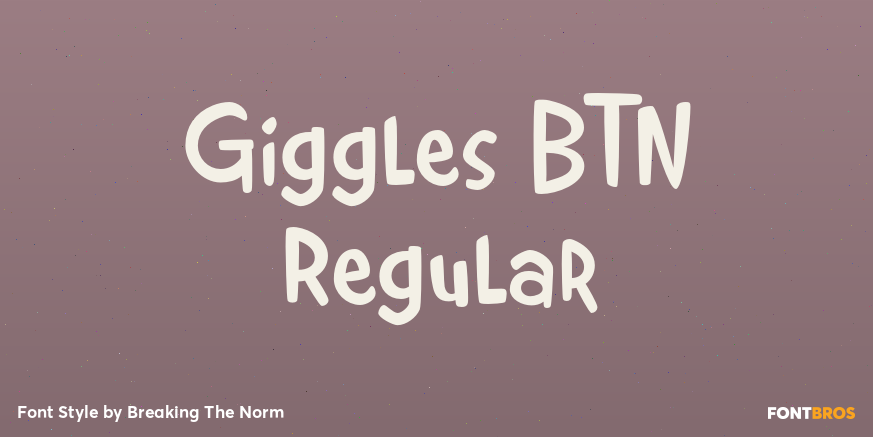 Giggles BTN Regular Poster