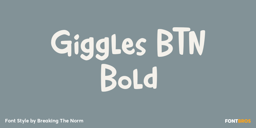 Giggles BTN Bold Poster