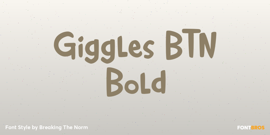 Giggles BTN Bold Poster