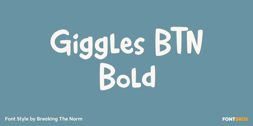 Giggles BTN Bold Poster