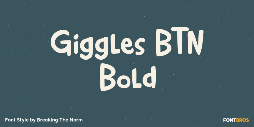 Giggles BTN Bold Poster