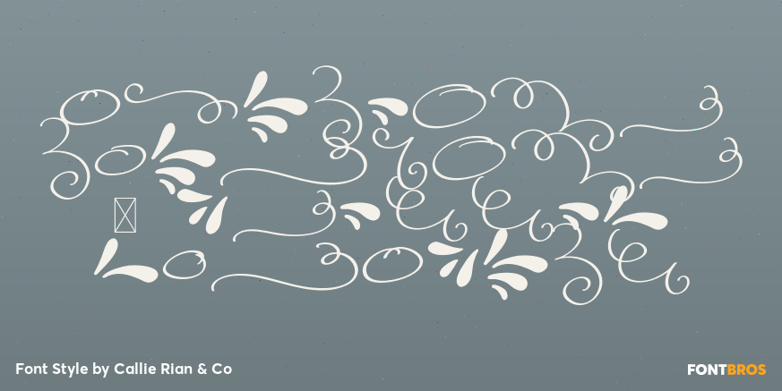 Grateful Thankful & Blessed Dingbats Poster