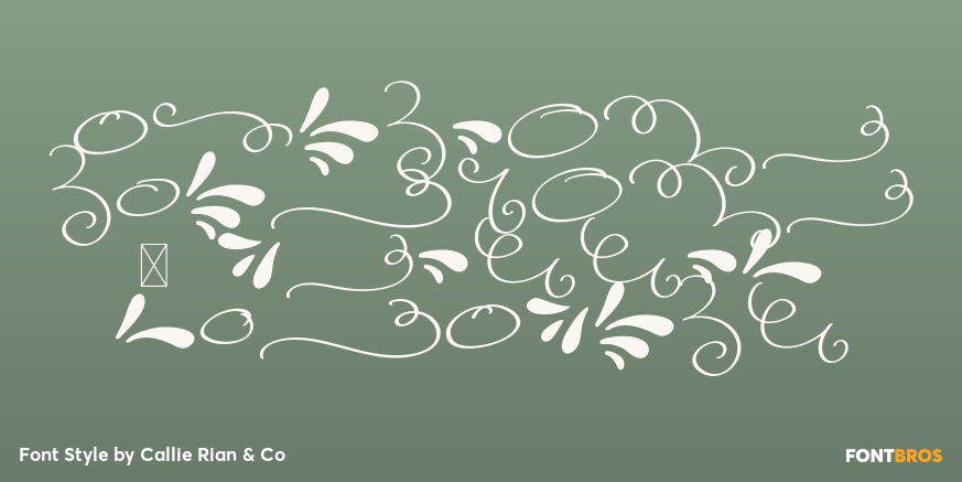 Grateful Thankful & Blessed Dingbats Poster