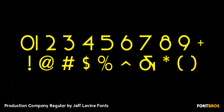 Production Company Regular Font Poster #4