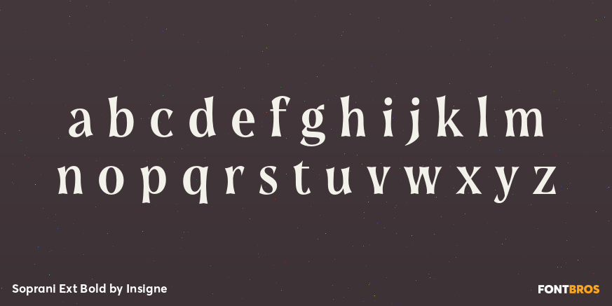 Soprani Ext Bold Font Poster #1