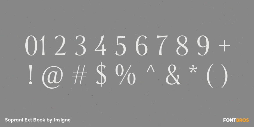 Soprani Ext Book Font Poster #4