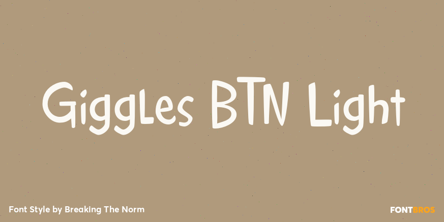 Giggles BTN Light Poster