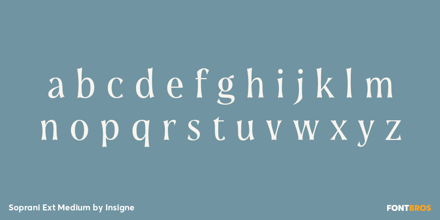 Soprani Ext Medium Font Poster #1