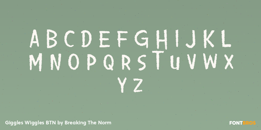 Giggles Wiggles BTN Font Poster #2