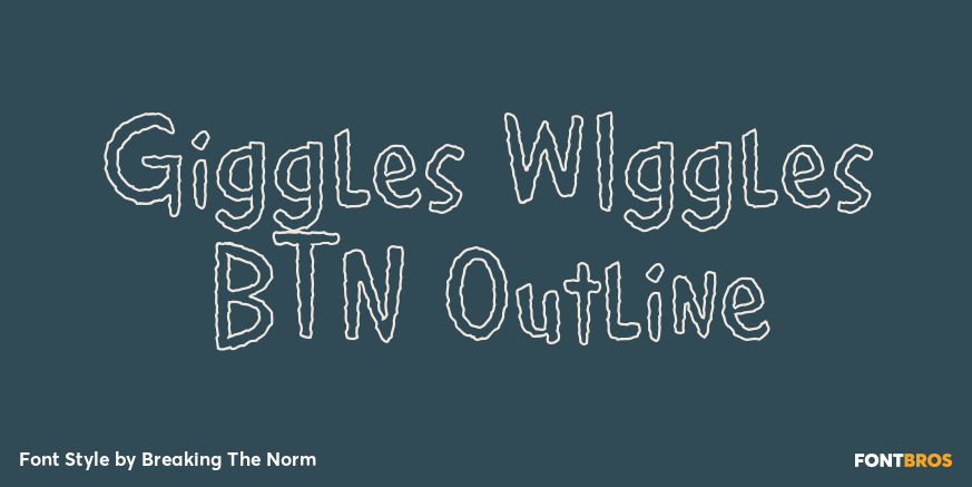 Giggles WIggles BTN Outline Poster