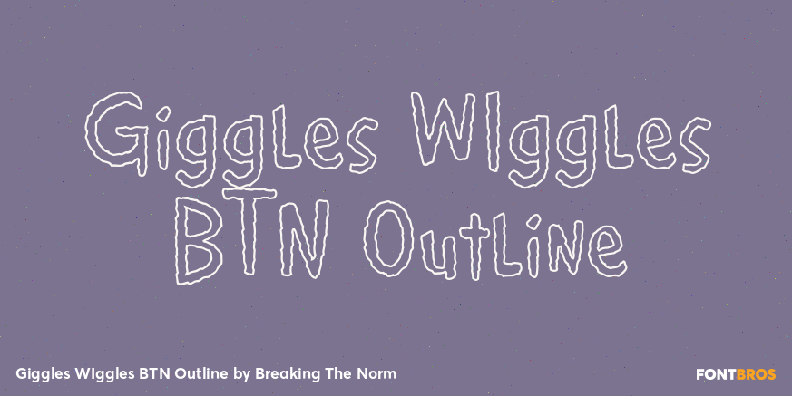 Giggles WIggles BTN Outline Poster