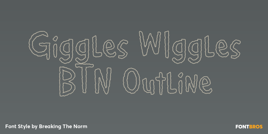 Giggles WIggles BTN Outline Poster