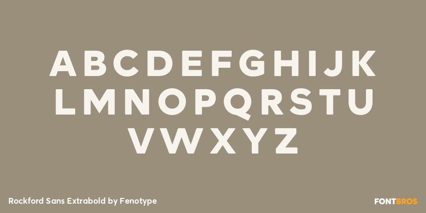 Rockford Sans Extrabold Font Poster #2