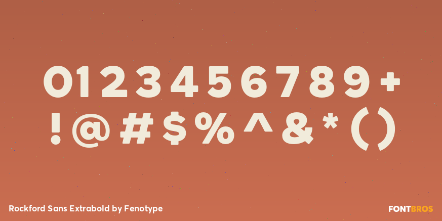 Rockford Sans Extrabold Font Poster #4