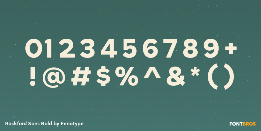 Rockford Sans Bold Font Poster #4