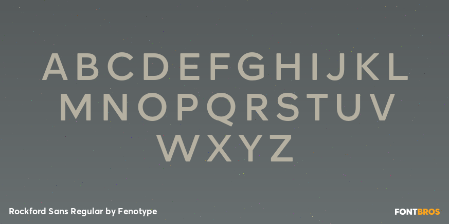 Rockford Sans Regular Font Poster #2