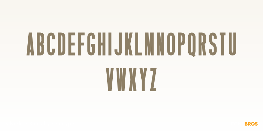 Silverline Black Font Poster #2